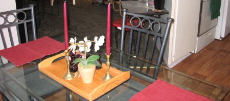 My dining room table & new floors