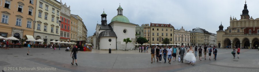 Krakow town square from another side