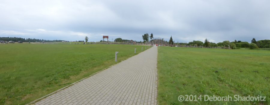 The path to the Hill of the Crosses
